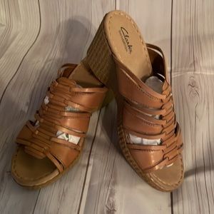 Clarks Ladies Wedge Sandals